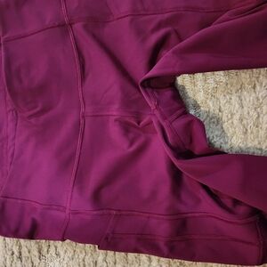 Athleta Fuchsia Ultimate Stash 7/8 Tight Performance Leggings Size M TALL
